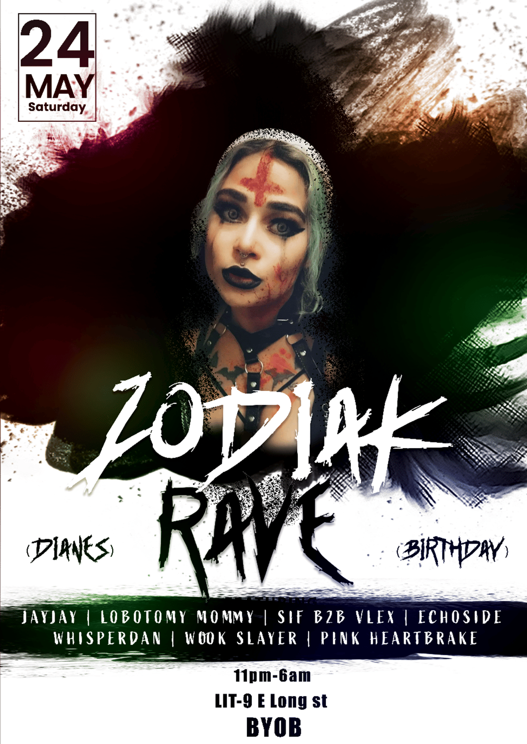 Posh Raver Zodiac Rave | LIT614 | Sat, May 24, 2025 | Lit614