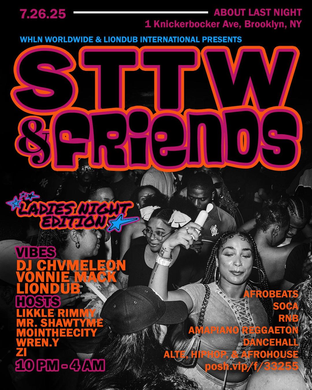 STTW & Friends [ LADIES NIGHT EDITION ] | STTW & FRIENDS | Sat, Jul 26 ...