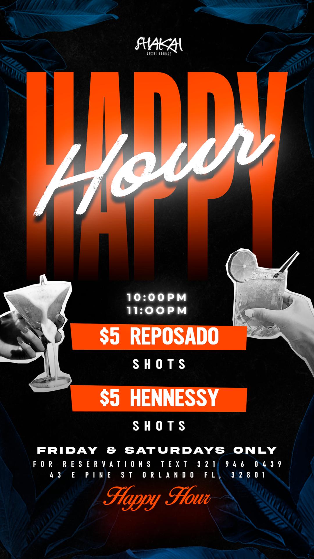 HAPPY HOUR AT SHAKAI | Shakai Lounge | Fri, May 29, 2026 | Shakai