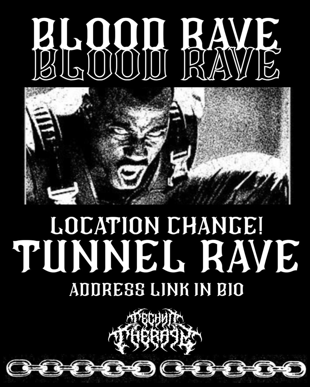 Blood Rave 🩸 | Techno Therapy Production | Fri, Oct 17, 2025 | Tunnel Rave