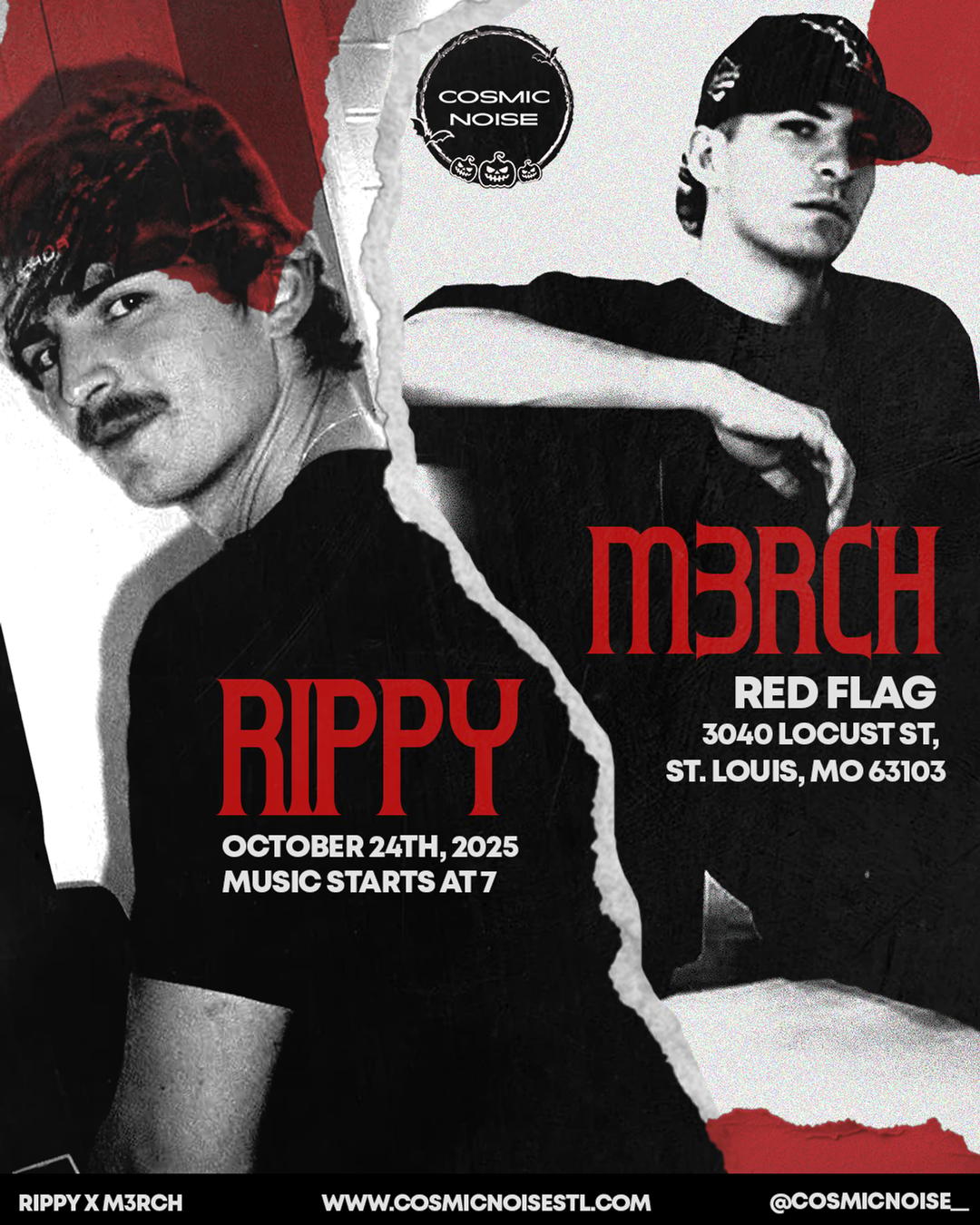 RIPPY X M3RCH | Cosmic Noise | Fri, Oct 24, 2025 | Red Flag