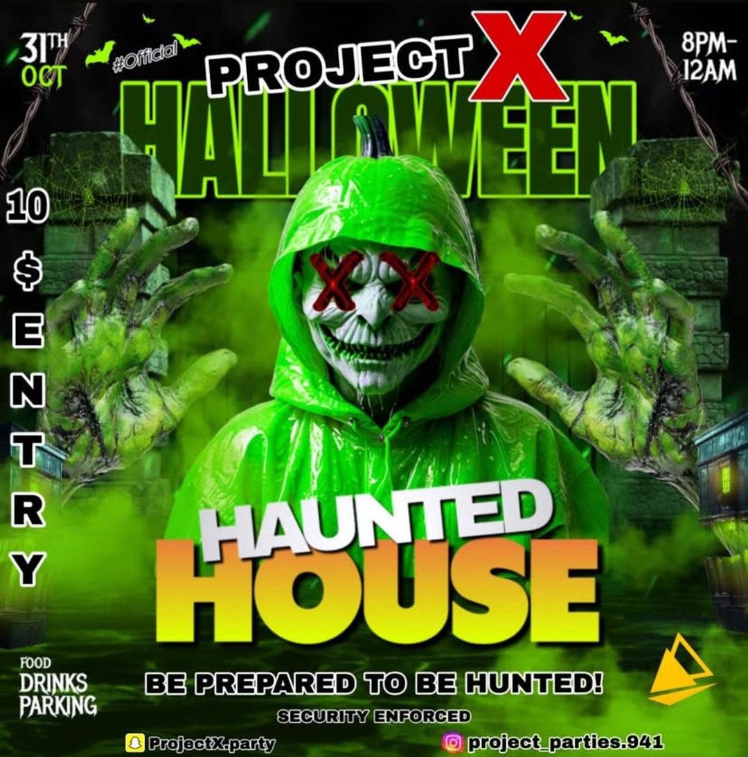 THE X HAUNTED HOUSE | ProjectX by Jigga | Fri, Oct 31, 2025