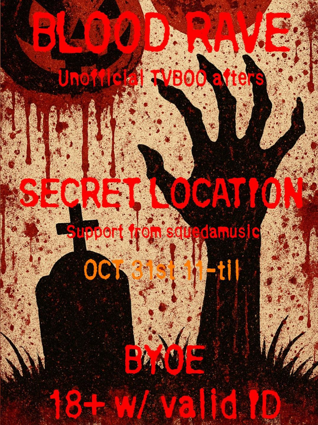 Blood Rave: Unofficial Tvboo Afters | 3am.prod | Fri, Oct 31, 2025 ...
