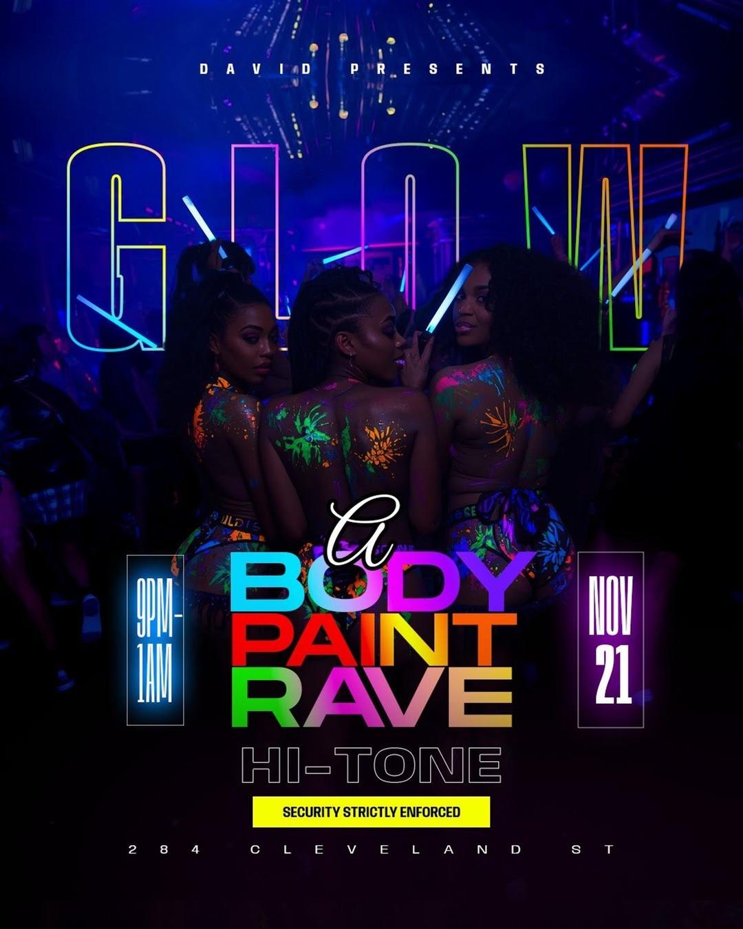 Posh Raver GLOW: Body Paint Rave | Rosamii X Davids Details | Fri, Nov 21, 2025 ...