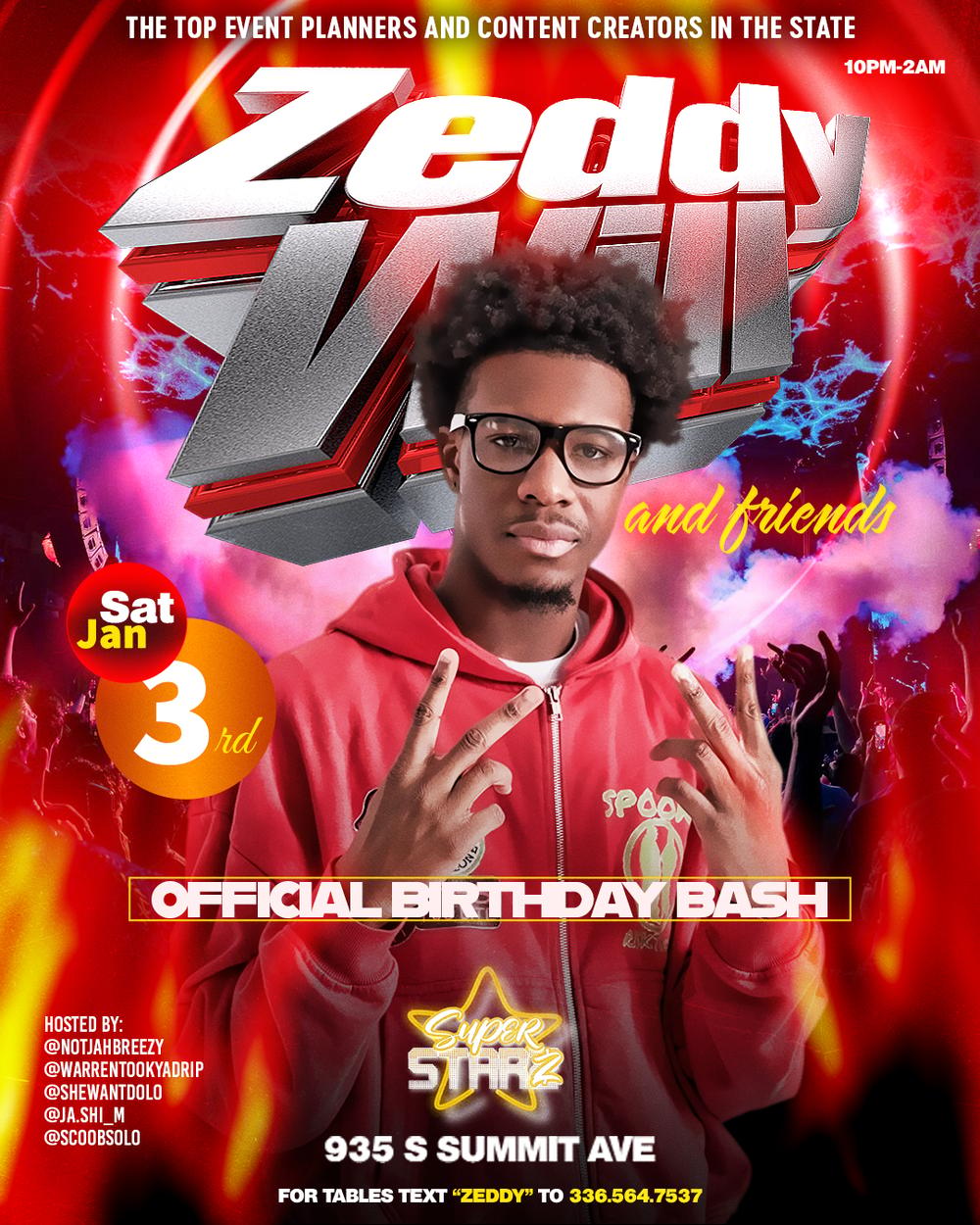 Zeddy Will OFFICIAL Birthday Bash | The Social Club USA | Sat, Jan