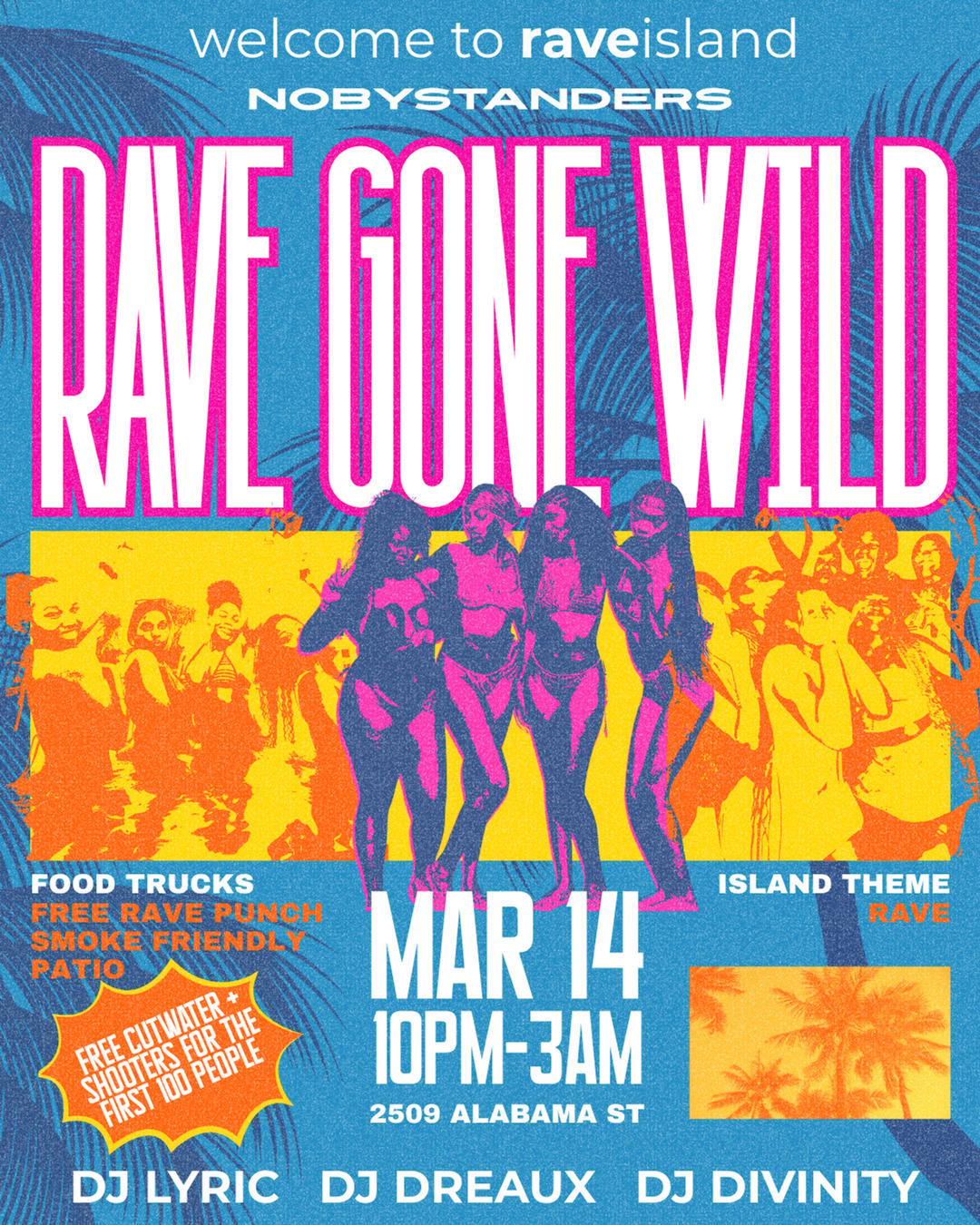 Posh Raver Rave Gone Wild | No Bystanders | Sat, Mar 14, 2026 | The Garage At Alabama