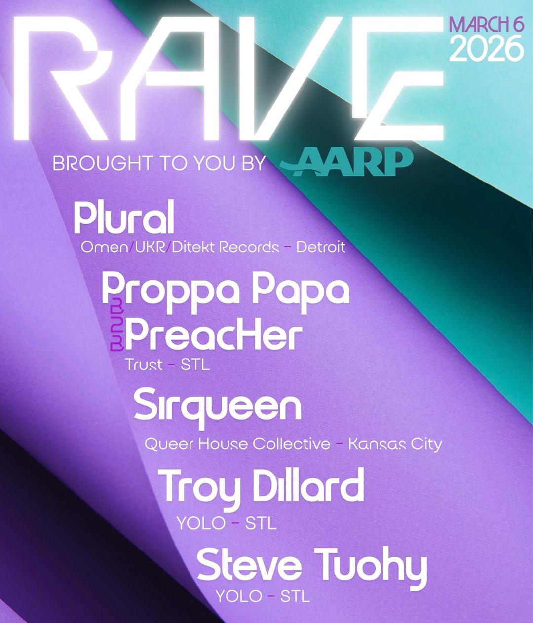 Posh Raver Rave: Brought To You By AARP | YOLO & SISSA | Fri, Mar 6, 2026 ...