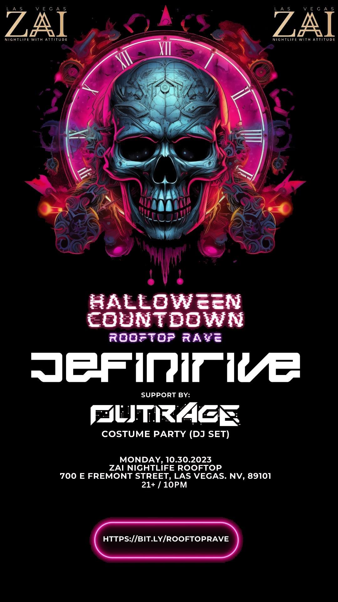 Halloween Countdown Rooftop Rave | Cityscape Entertainment | Mon, Oct ...