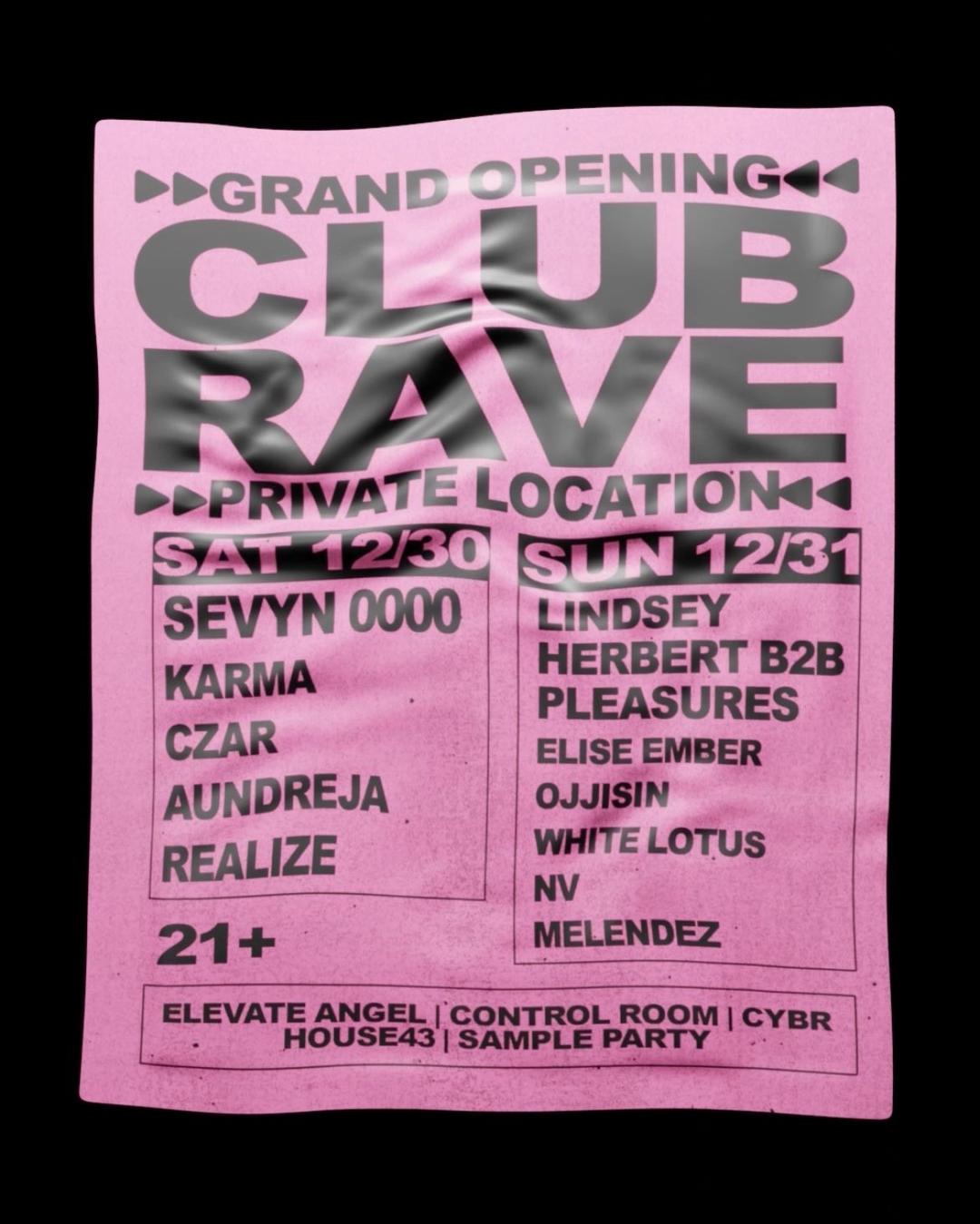 Posh Raver Club Rave NYE | TRAP RAVE | Sun, Dec 31, 2023