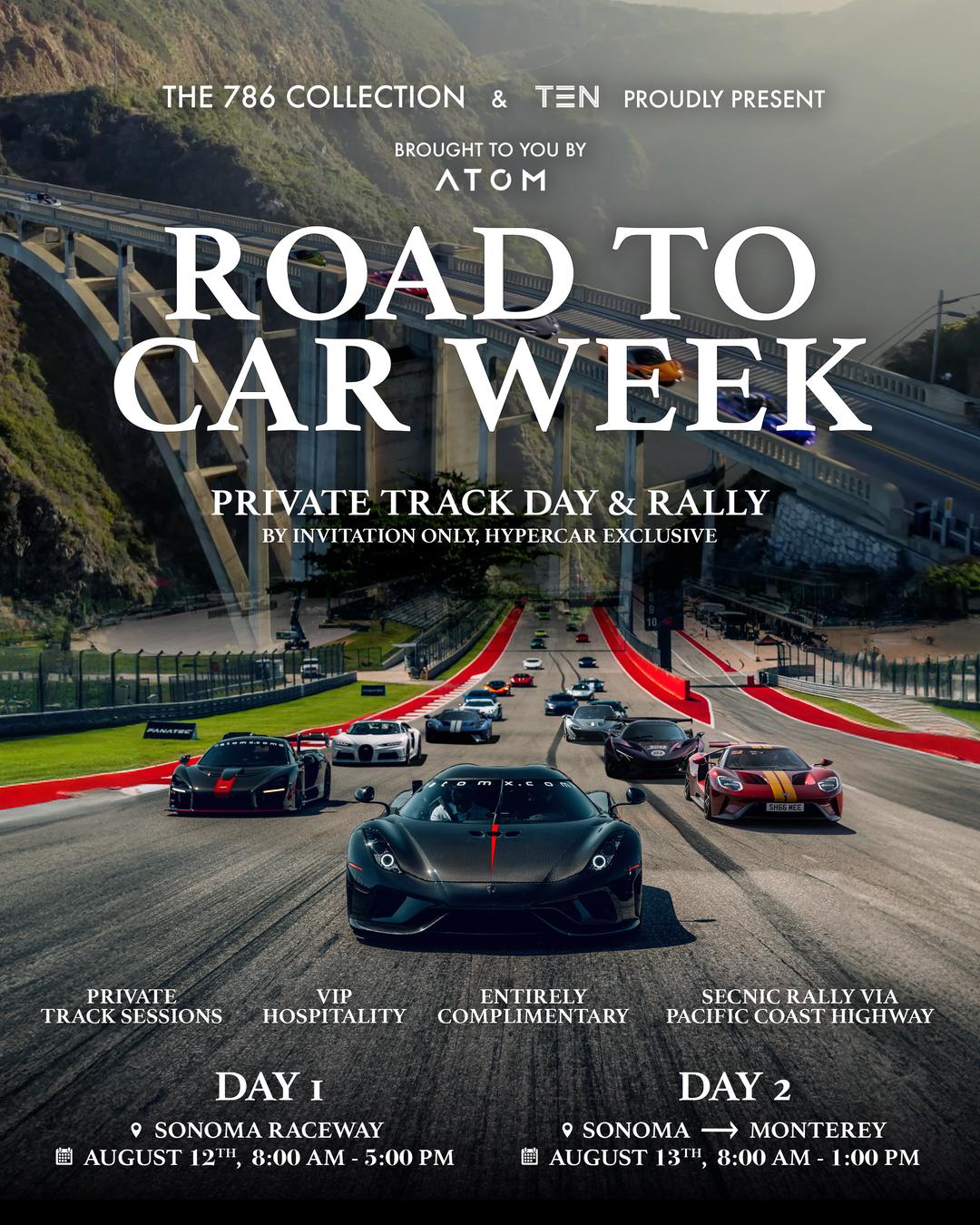 Road to Car Week | The Exotics Network | Mon, Aug 12, 2024