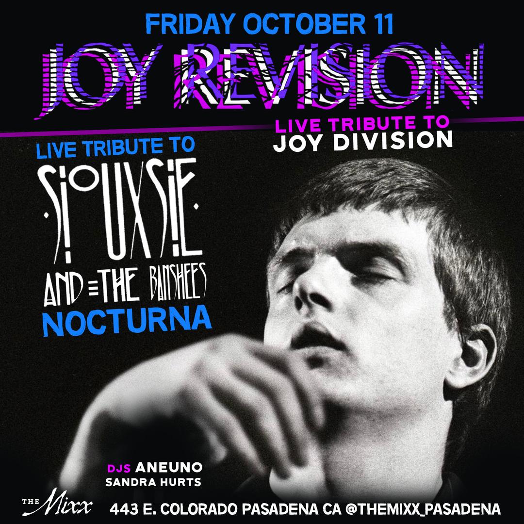 JOY DIVISION Night with Live Tribute by JOY REVISION | The Mixx | Fri ...
