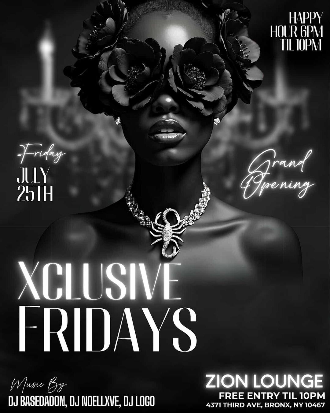 XCLUSIVE FRIDAYS The Ultimate Friday Experience | CreativeMM Group ...
