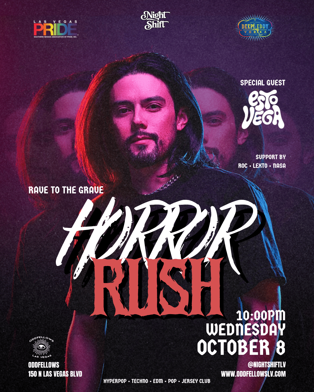 Horror Rush - Rave to the Grave | Night Shift | Wed, Oct 8, 2025 ...