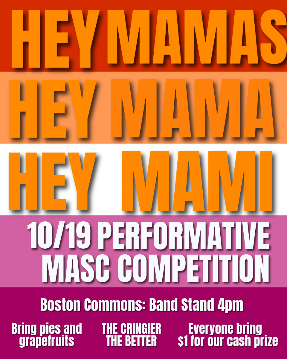 PERFORMATIVE MASC COMPETITION! CALLING ALL STUDS-FUTCH-BUTCH-MASC ...