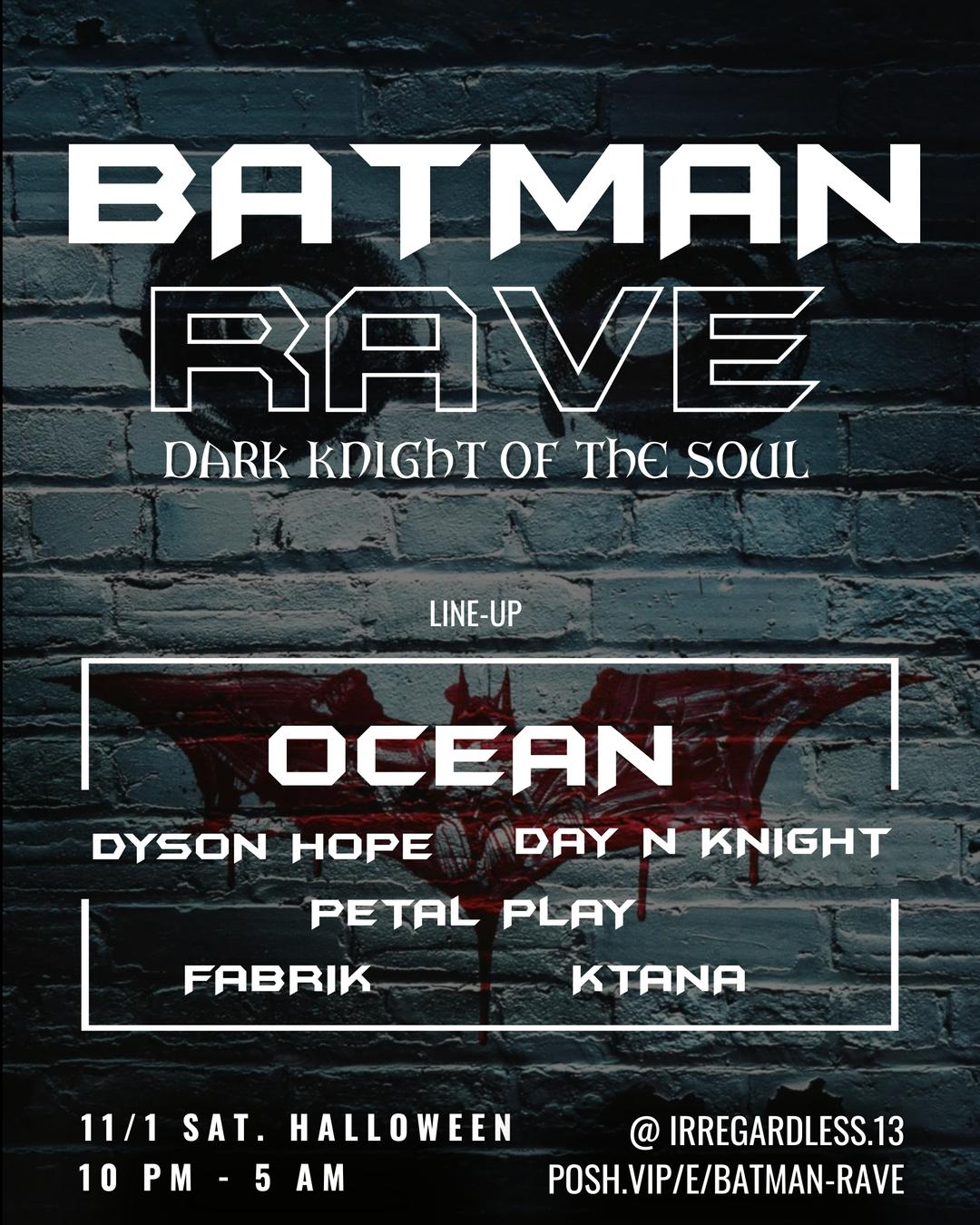 BATMAN RAVE: Halloween 2025 | Medicine Waves | Sat, Nov 1, 2025 ...