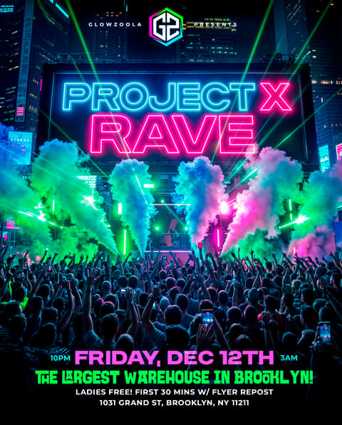 PROJECT X RAVE (18+) | VOLTAGE PRESENTS | Fri, Dec 12, 2025 | Club Lambda