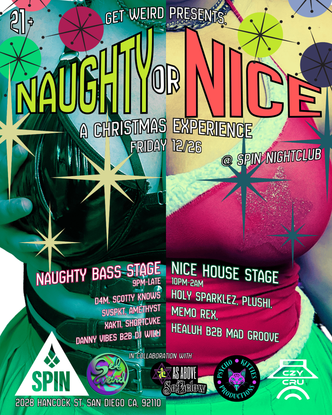 Naughty or Nice: A Christmas Rave | Get Weird | Fri, Dec 26, 2025 ...