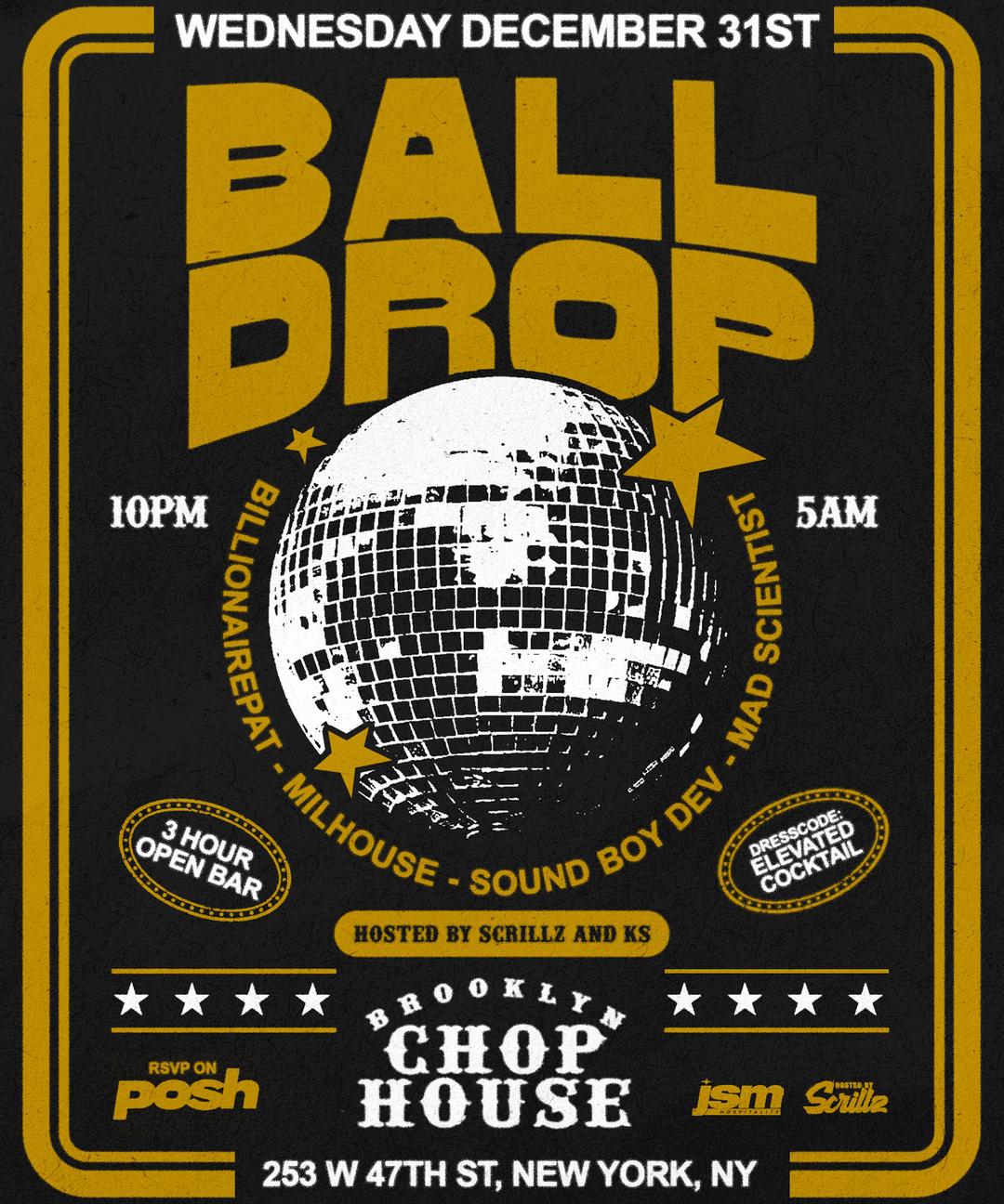BallDrop NYC's Biggest NYE Party | JSM Hospitality Group | Wed