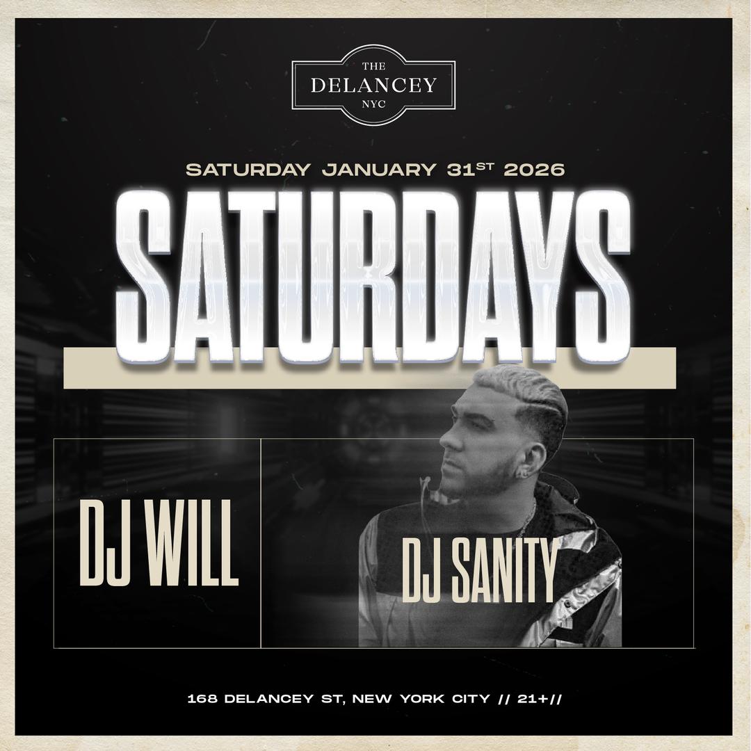 Saturdays @ The Delancey | THE DELANCEY | Sat, Jan 31, 2026 | The Delancey