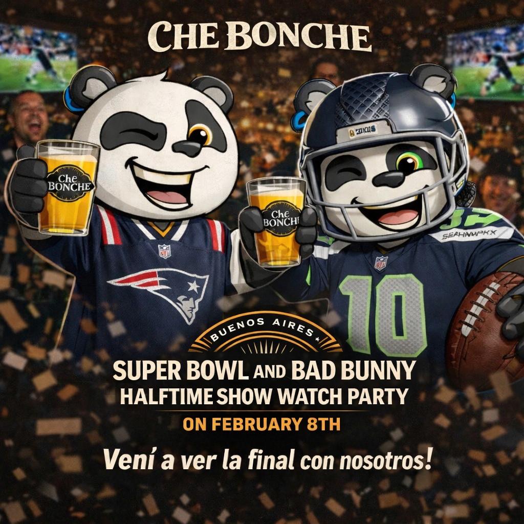SUPER BOWL and BAD BUNNY halftime Watch Party - Christian Byer & Che ...