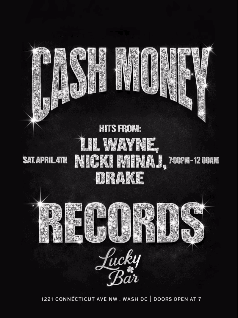 A NIGHT DEDICATED TO CASH MONEY RECORDS | CASH MONEY NIGHT | Sat, Apr 4 ...