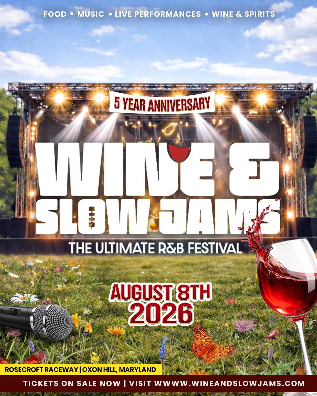 Wine and Slow Jams: 5 Year Anniversary | Wine & Slow Jams | Sat, Aug 8 ...