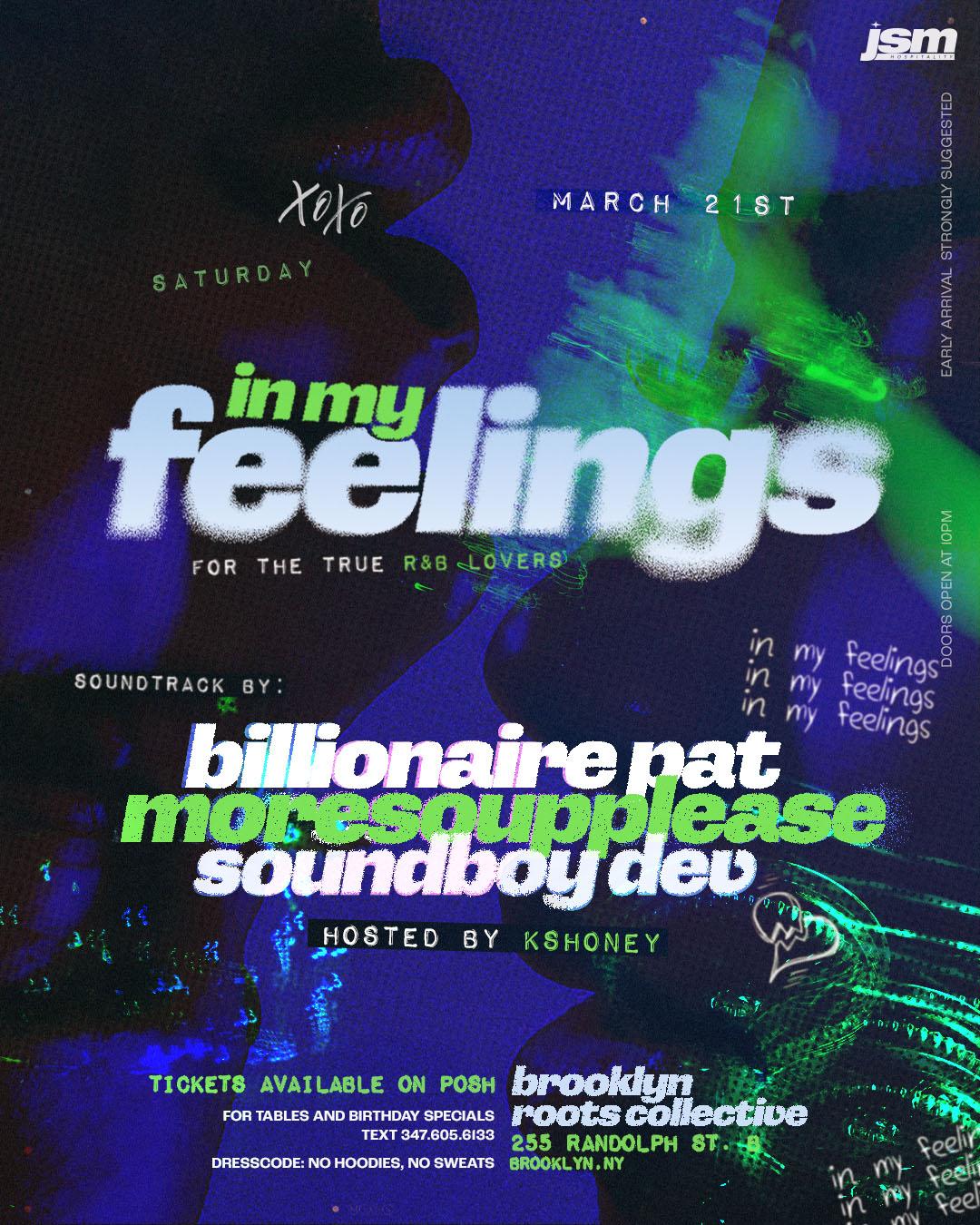 In My Feelings: For The Real RNB Lovers | JSM Hospitality Group | Sat ...