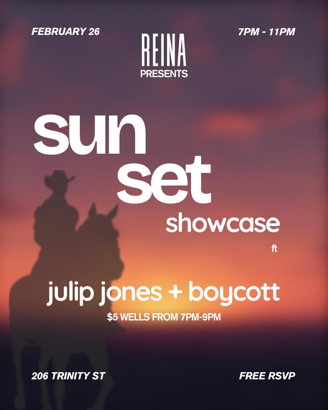 Sunset Showcase | The Baths | Thu, Feb 26, 2026 | Reina Rooftop