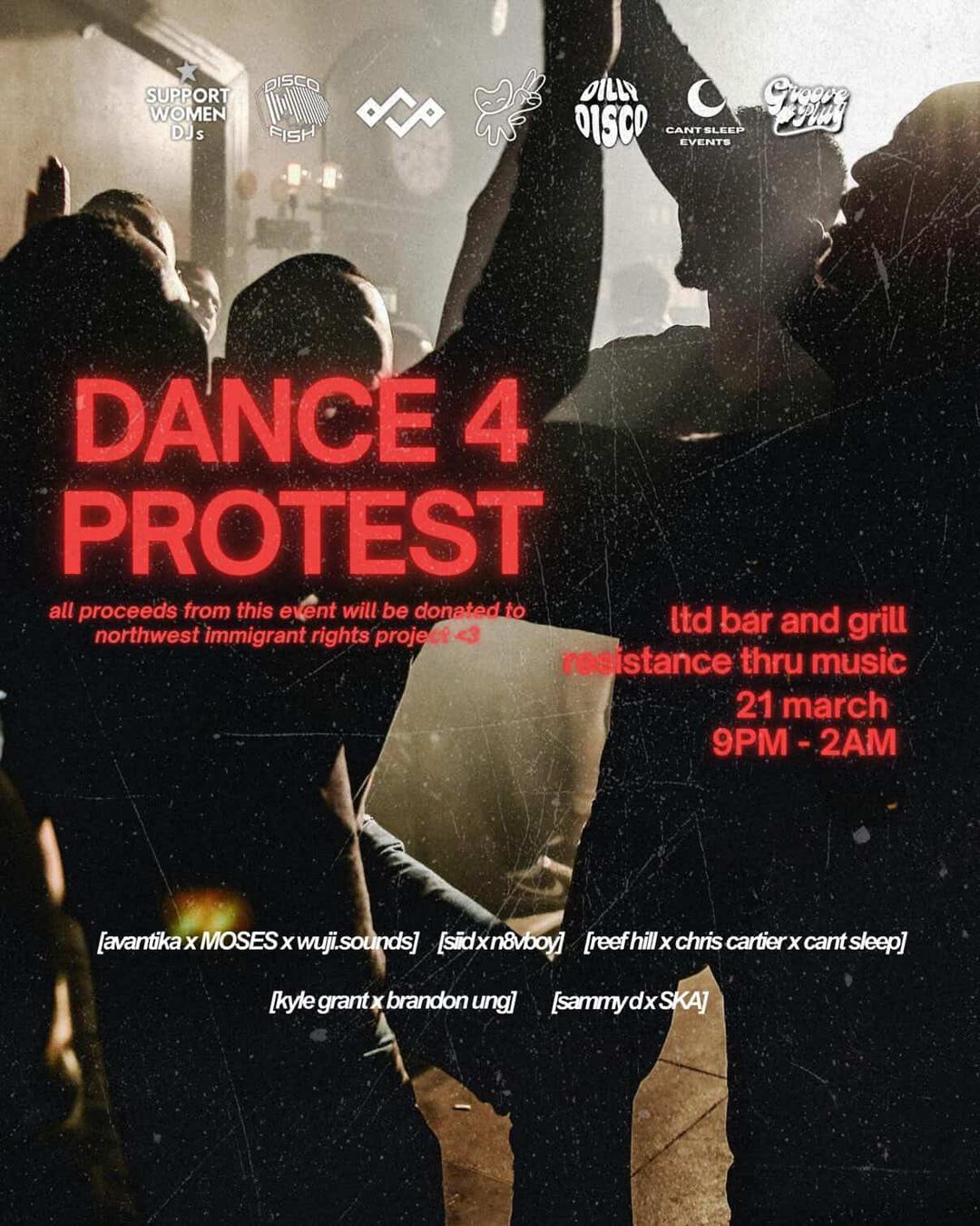 DANCE 4 PROTEST CHARITY RAVE | Dilly Disco | Sat, Mar 21, 2026 | LTD ...