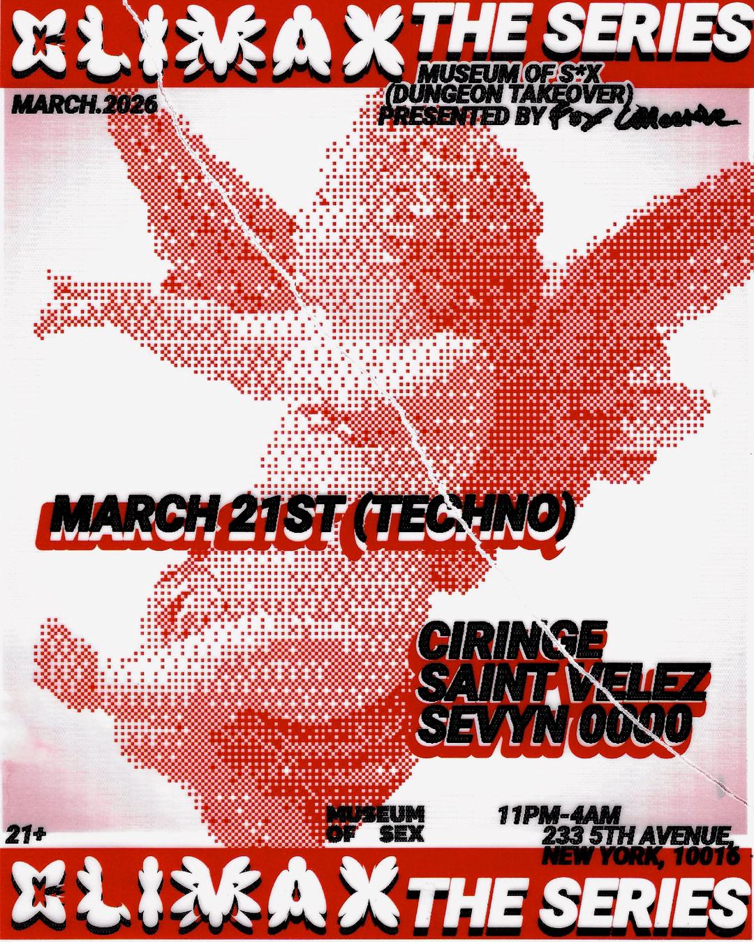 Rave @ The Museum of S*x - CLIMAX: 03.21 | Fox Collective | Sat, Mar 21 ...