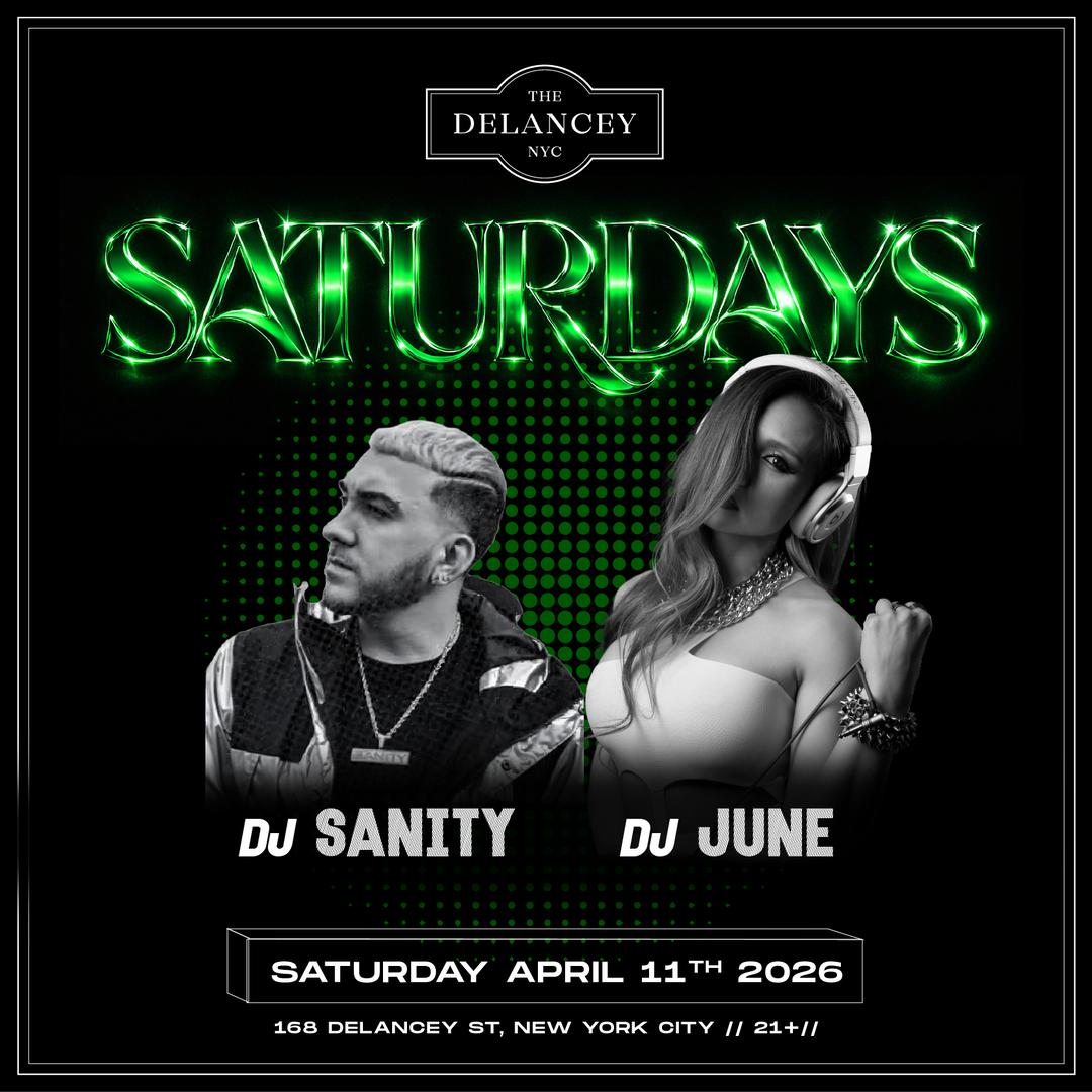 Saturdays @ The Delancey | THE DELANCEY | Sat, Apr 11, 2026 | The Delancey