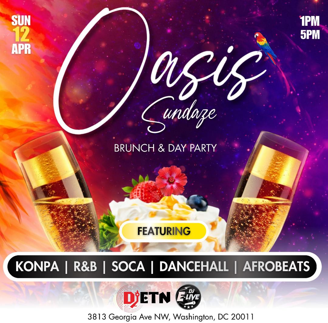 Oasis Sundaze | ETN Ent. | Sun, Apr 12, 2026 | Seta Oasis