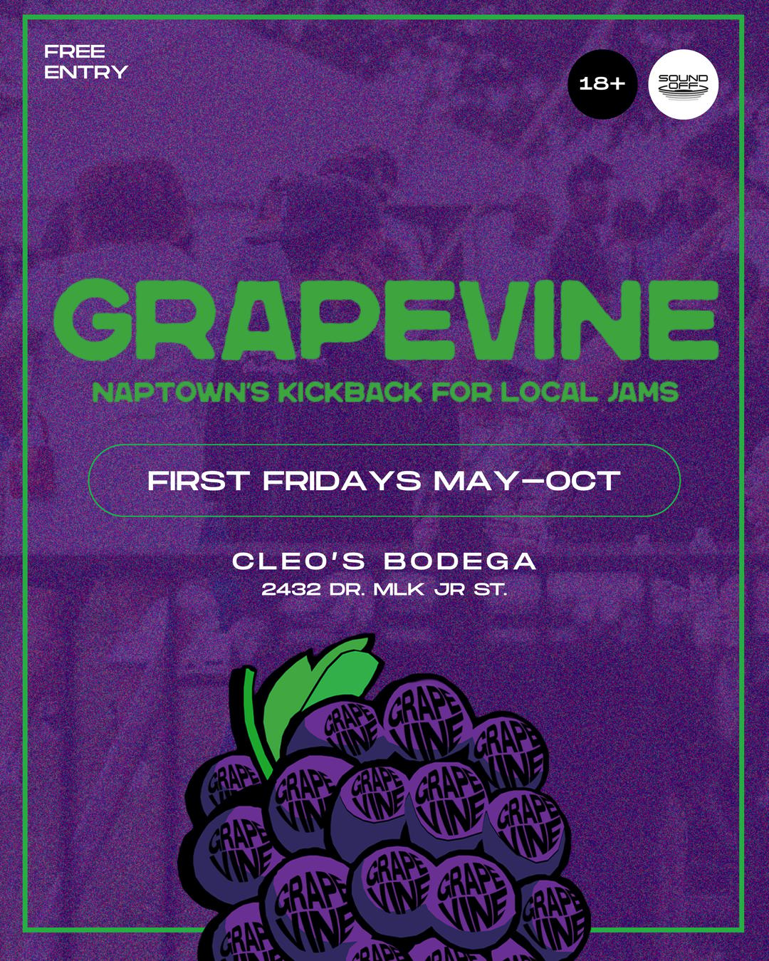 Grapevine: Naptown's Kickback for Local Jams | SoundOff | Fri, Aug