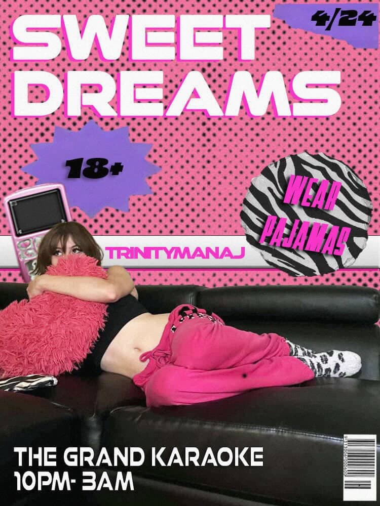 sweet dreams by trinity manaj | Manaj | Fri, Apr 24, 2026 | the grand
