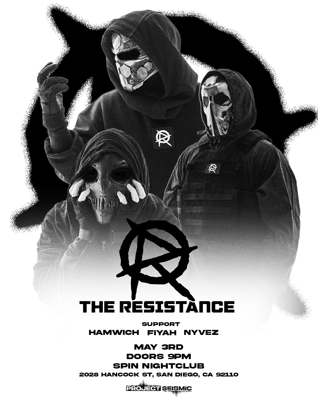 RAP , RACE + RESISTANCE in Los Angeles❗️ THE RESISTANCE (Free w/ RSVP) | Project Seismic | Sun, May 3, 2026