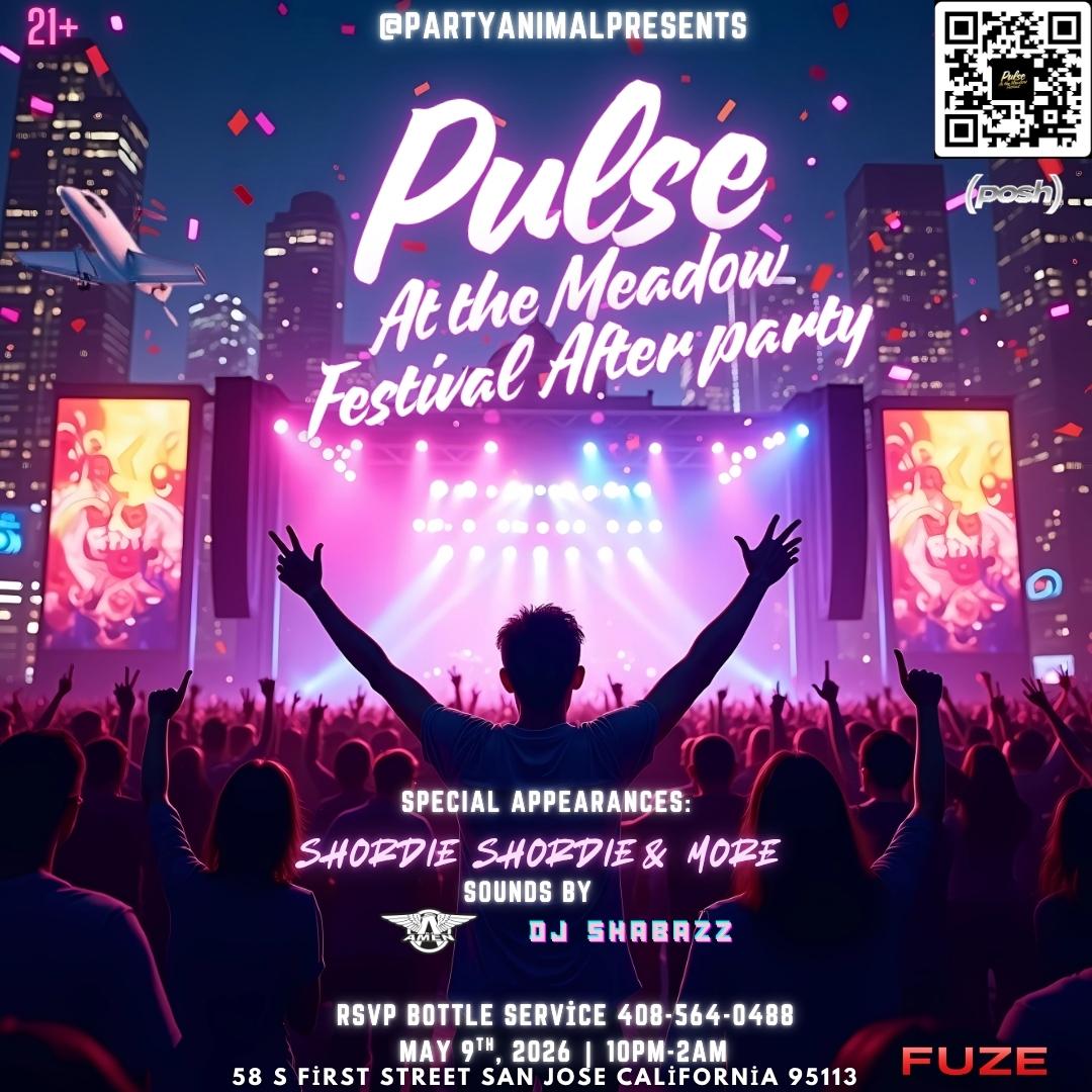 FUZE:PULSE AFTER PARTY | PARTYANIMALPRESENTS | Sat, May 9, 2026 | Fuze