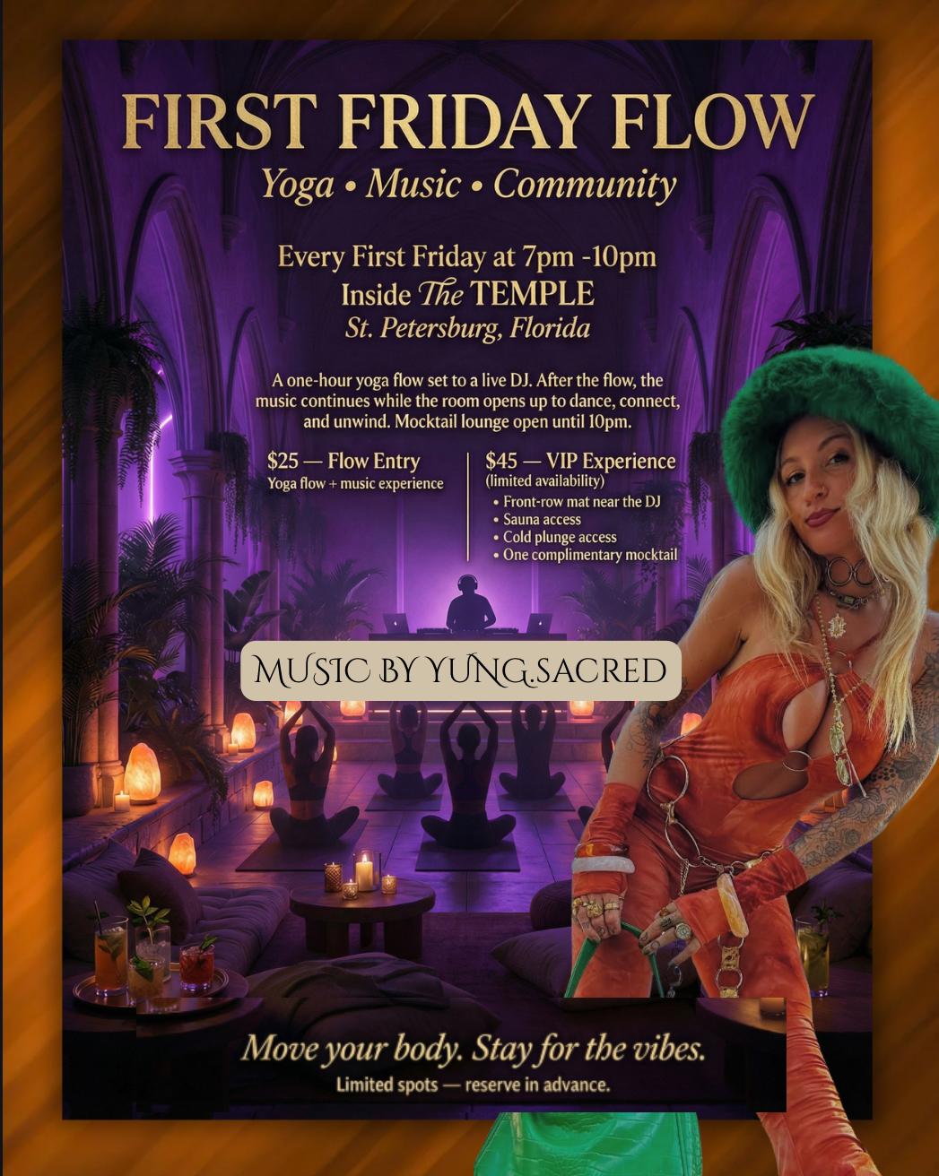 First Friday Flow | REVO Wellness | Fri, Jul 3, 2026 | The Temple at ...