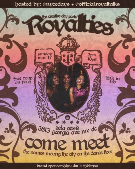 Royalties | Nyce Days | Sun, May 17, 2026 | Seta Oasis