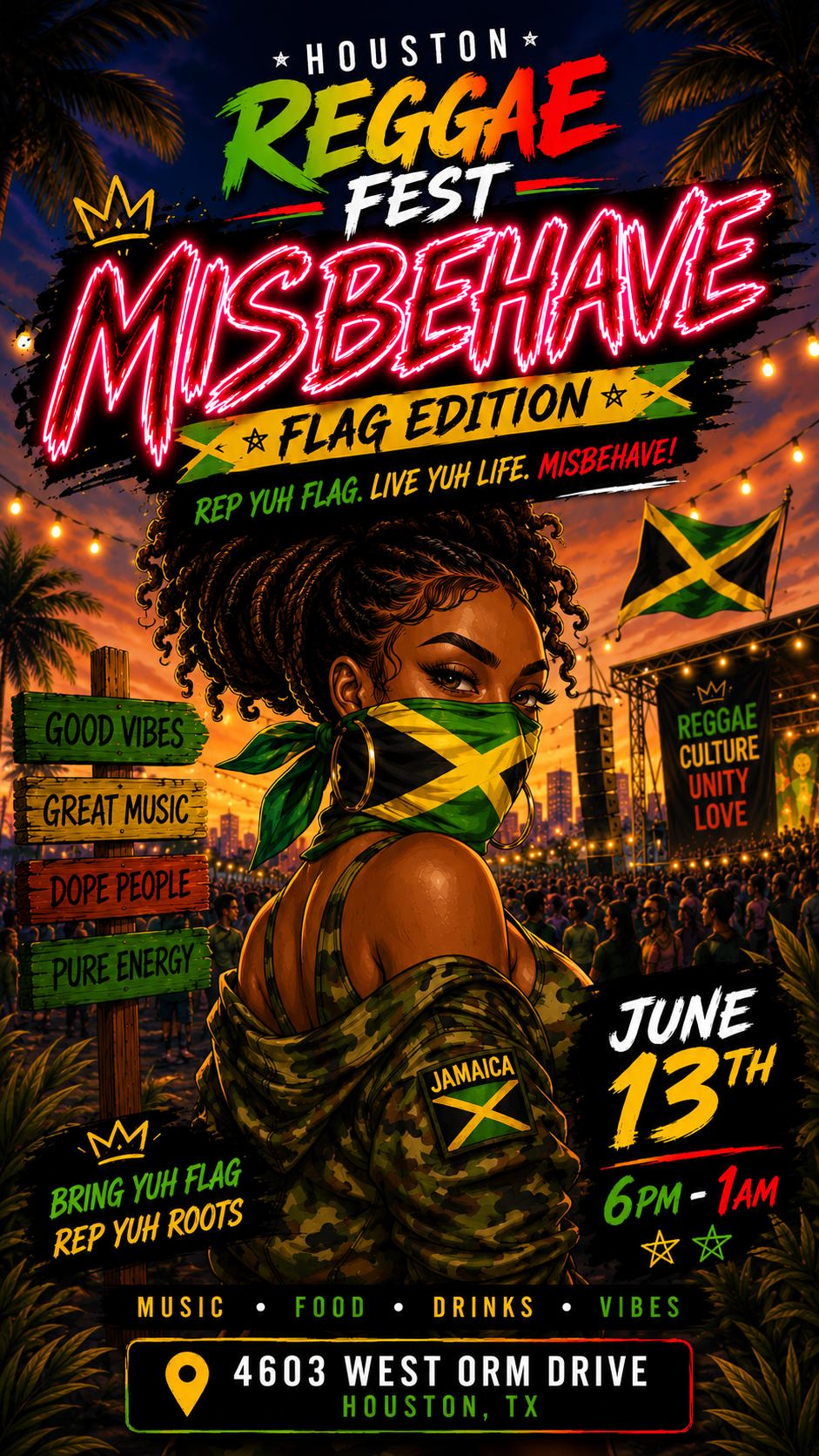 MisBehave Flag Edition | Madd Vibz | Sat, Jun 13, 2026 | HTX Fairgrounds