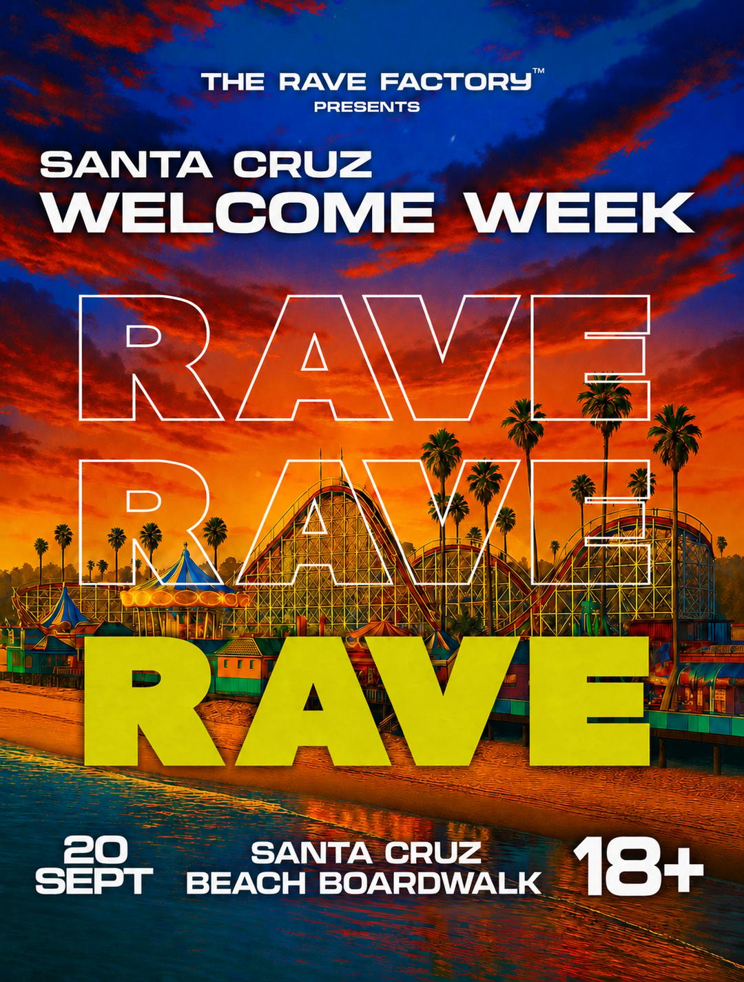UCSC Welcome Week Rave | The Rave Factory | Sun, Sep 20, 2026 | The ...