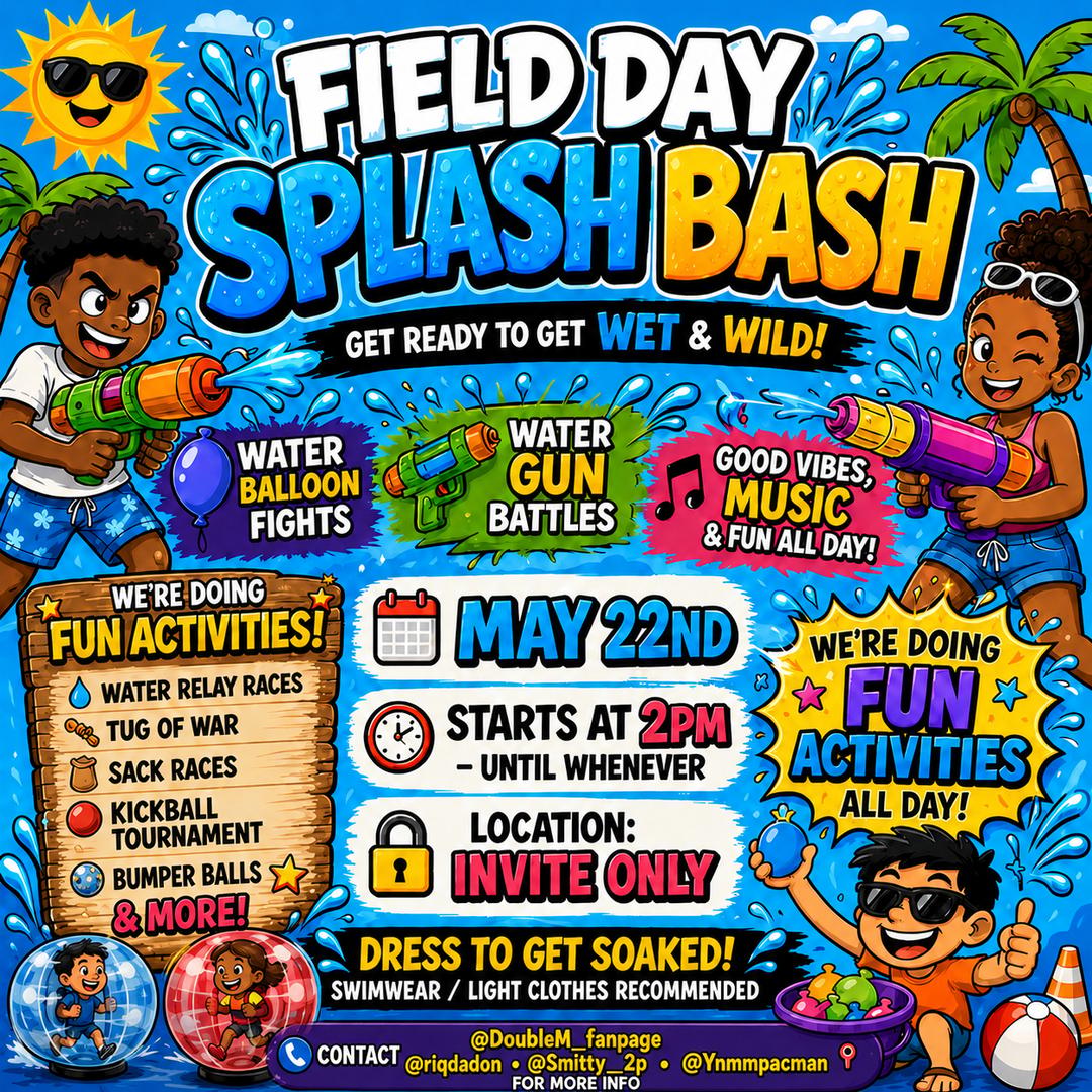 Field Day Splash Bash | Double M Records | Fri, May 22, 2026 | Double M ...