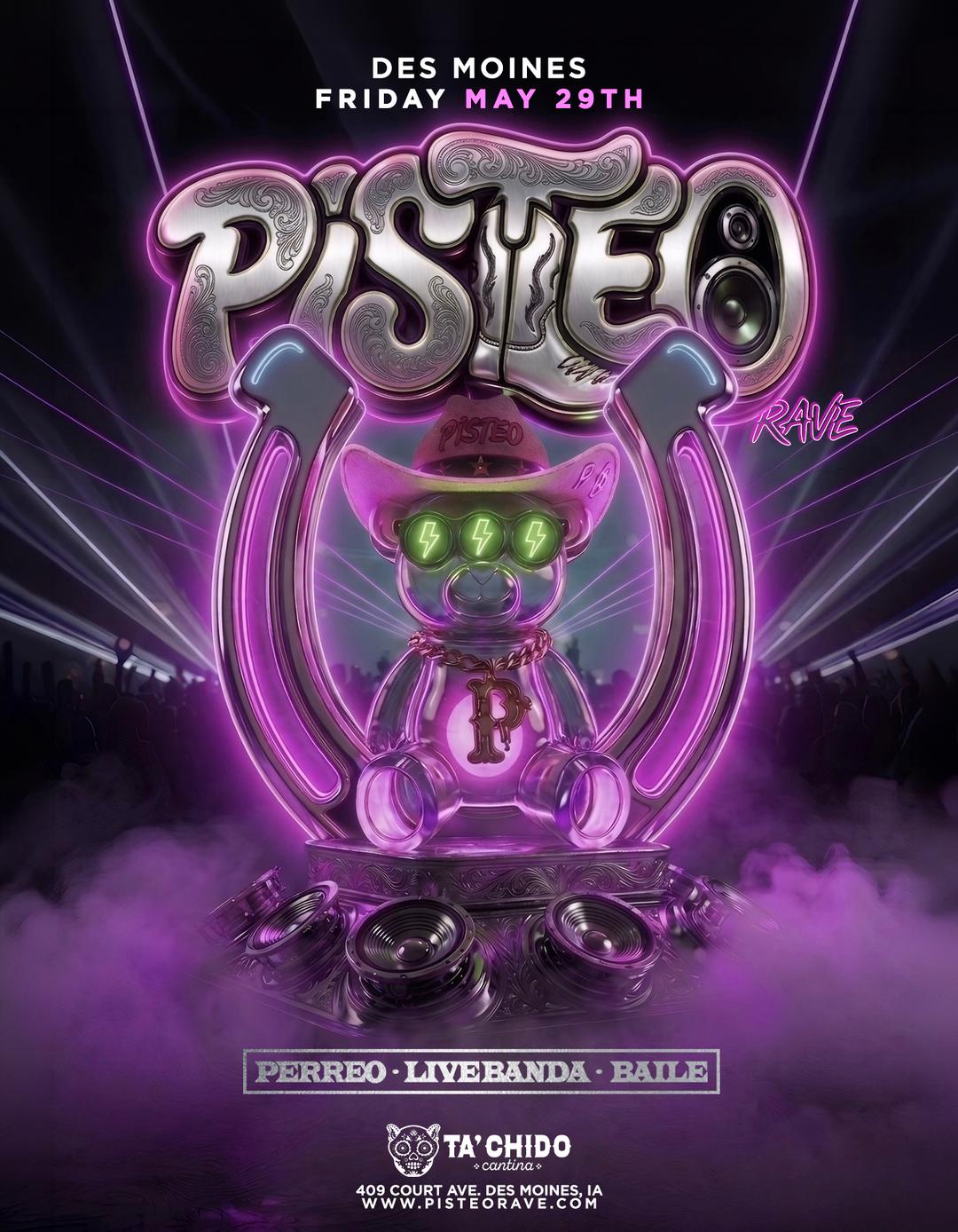 Pisteo Rave — Des Moines Vol. 1 | ILR | Fri, May 29, 2026 | Ta'Chido ...