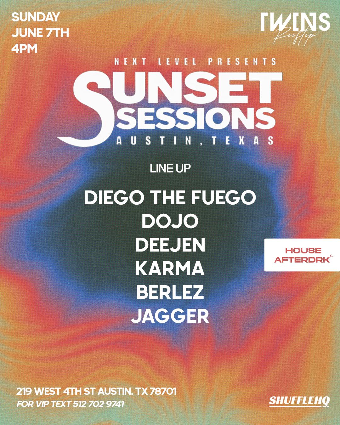 SUNSET SESSIONS - HOUSE AFTERDRK TAKEOVER | Twins Rooftop & Nightclub ...