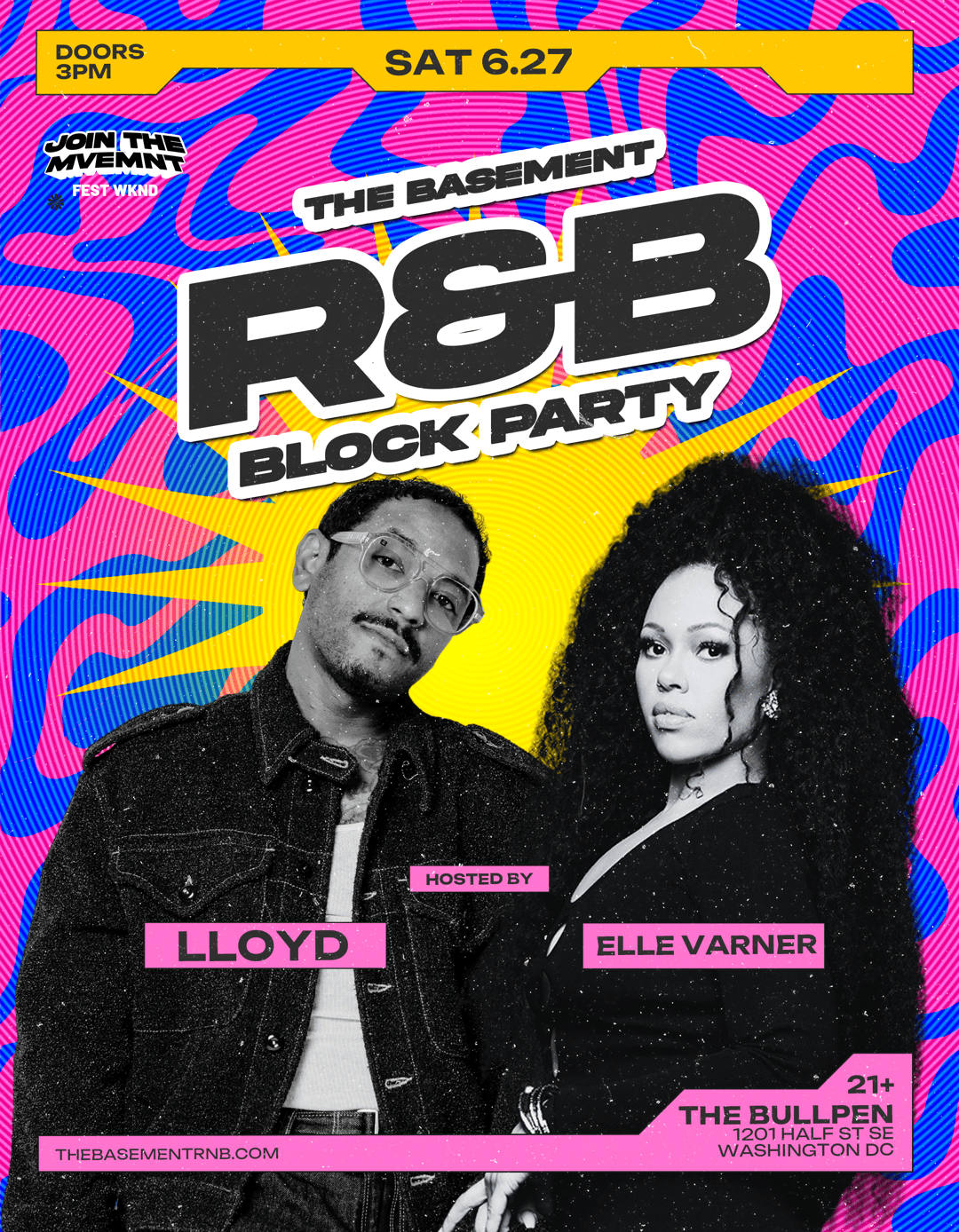 TheBasement R&B Block Party | LLOYD + ELLE VARNER | MVEMNT FEST WKND ...