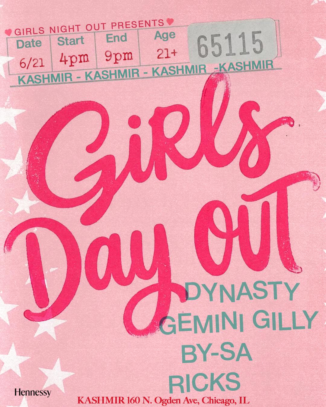 Girls Day Out | Girls Night Out | Sun, Jun 21, 2026 | Kashmir