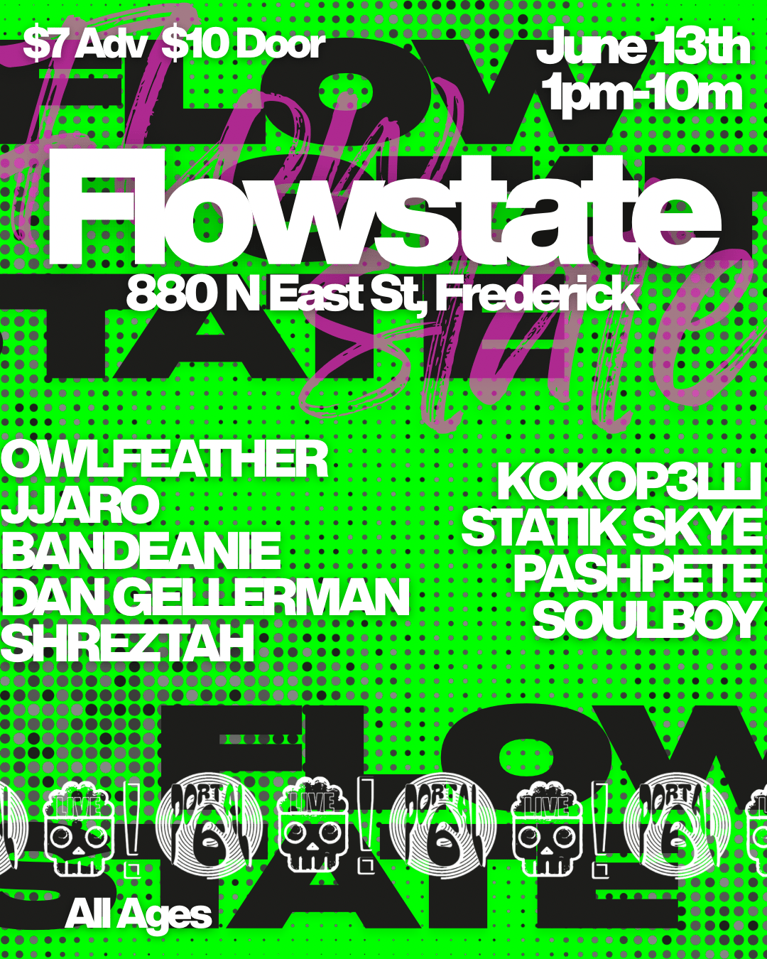 Flowstate | Portal 6 | Sat, Jun 13, 2026 | Sandbox Brewhouse