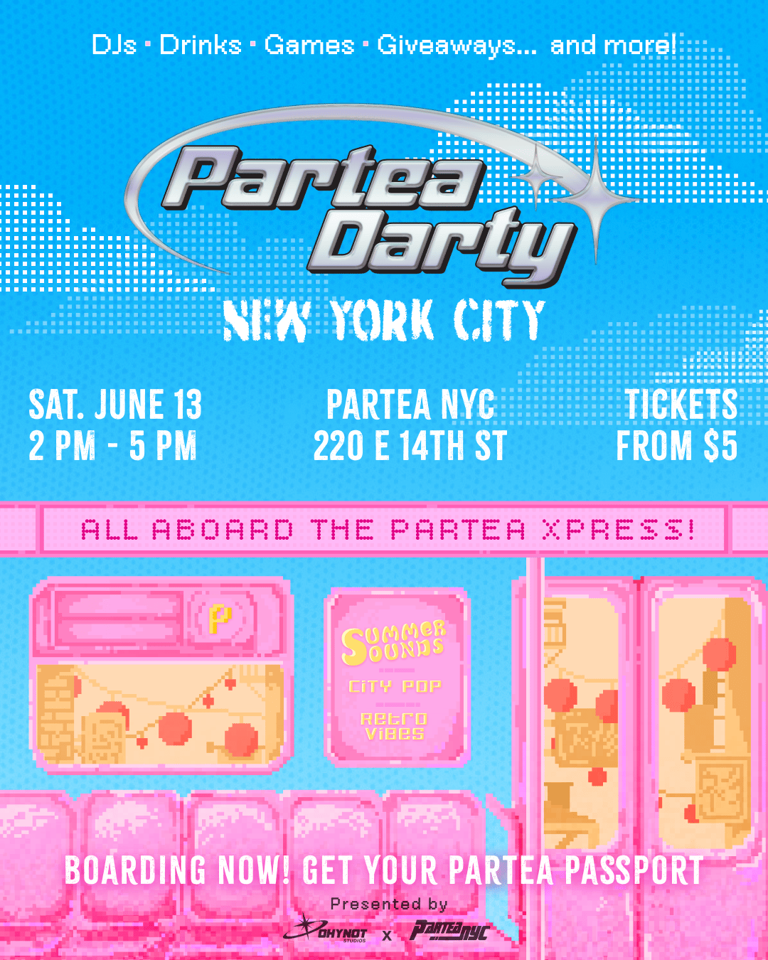 Partea Darty #1 - NYC | Ohynot Studios | Sat, Jun 13, 2026 | PARTEA NYC ...