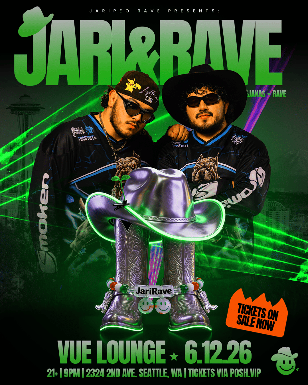 JariRave | Seattle, WA | 21+ | Jaripeo Rave | Fri, Jun 12, 2026 | Vue ...
