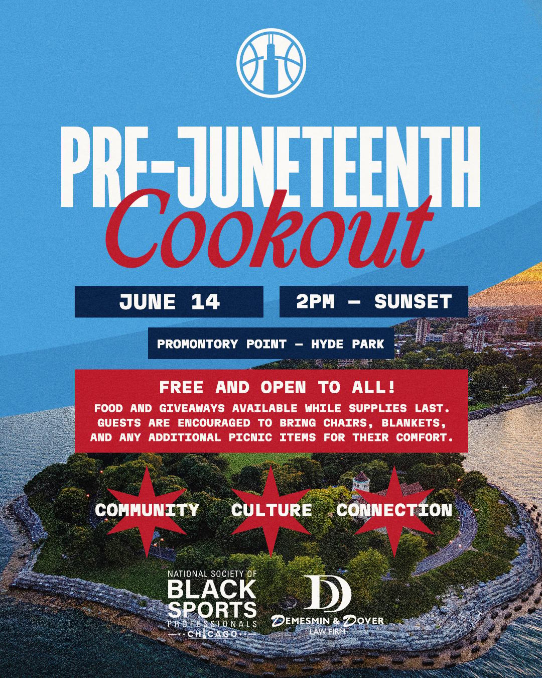 Chicago Sky Pre Juneteenth Cookout | Chicago Sky | Sun, Jun 14, 2026 ...