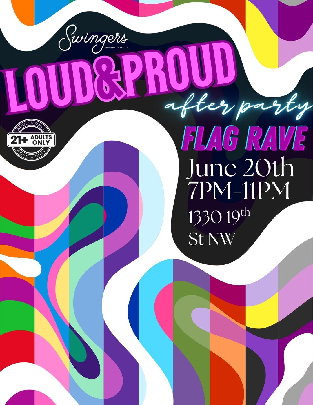 LOUD&PROUD: Flag Rave | Swingers Dupont Circle | Sat, Jun 20, 2026 ...